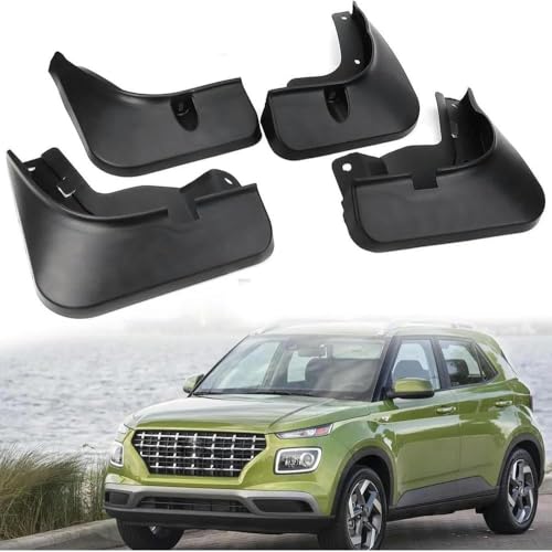 zhangttt 4-Piece Car Mud Flaps Set Für Hyundai Venue QX 2019 2020 2021 2022 2023 - Front/Rear Splash Guards, No-Drill All-Weather Mudguards with Mounting Screws zhangttt 4-Piece Car Mud Flaps Set Für Hyundai Venue QX 2019 2020 2021 2022 2023 - Front/Rear Splash Guards, No-Drill All-Weather Mudguards with Mounting Screws von zhangttt