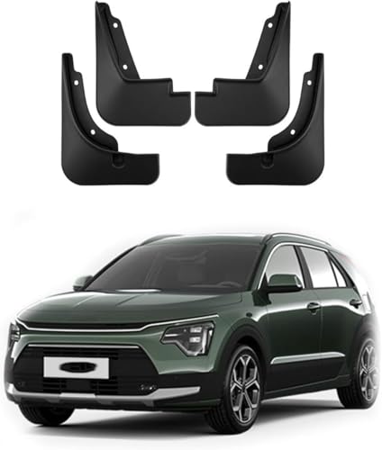 zhangttt 4-Piece Car Mud Flaps Set Für KIA NIRO HEV 2023-2024 - Front/Rear Splash Guards, No-Drill All-Weather Mudguards with Mounting Screws zhangttt 4-Piece Car Mud Flaps Set Für KIA NIRO HEV 2023-2024 - Front/Rear Splash Guards, No-Drill All-Weather Mudguards with Mounting Screws von zhangttt