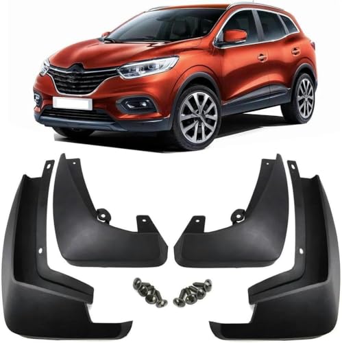 zhangttt 4-Piece Car Mud Flaps Set Für Kadjar 2015 2016 2017 2018 2019 2020 2021 2022 - Front/Rear Splash Guards, No-Drill All-Weather Mudguards with Mounting Screws zhangttt 4-Piece Car Mud Flaps Set Für Kadjar 2015 2016 2017 2018 2019 2020 2021 2022 - Front/Rear Splash Guards, No-Drill All-Weather Mudguards with Mounting Screws von zhangttt