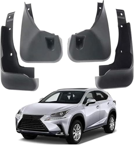 zhangttt 4-Piece Car Mud Flaps Set Für Lexus NX200T NX300H 2018-2020 - Front/Rear Splash Guards, No-Drill All-Weather Mudguards with Mounting Screws zhangttt 4-Piece Car Mud Flaps Set Für Lexus NX200T NX300H 2018-2020 - Front/Rear Splash Guards, No-Drill All-Weather Mudguards with Mounting Screws von zhangttt