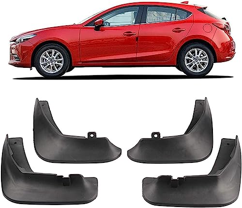 zhangttt 4-Piece Car Mud Flaps Set Für Mazda3 Axela 2013-2016 - Front/Rear Splash Guards, No-Drill All-Weather Mudguards with Mounting Screws zhangttt 4-Piece Car Mud Flaps Set Für Mazda3 Axela 2013-2016 - Front/Rear Splash Guards, No-Drill All-Weather Mudguards with Mounting Screws von zhangttt