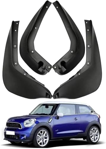 zhangttt 4-Piece Car Mud Flaps Set Für Mini Cooper Paceman R61 2008-2016 - Front/Rear Splash Guards, No-Drill All-Weather Mudguards with Mounting Screws zhangttt 4-Piece Car Mud Flaps Set Für Mini Cooper Paceman R61 2008-2016 - Front/Rear Splash Guards, No-Drill All-Weather Mudguards with Mounting Screws von zhangttt