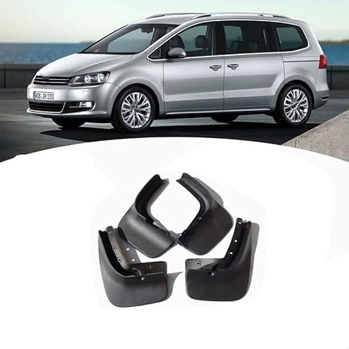 zhangttt 4-Piece Car Mud Flaps Set Für VW Sharan 2012-2021 - Front/Rear Splash Guards, No-Drill All-Weather Mudguards with Mounting Screws zhangttt 4-Piece Car Mud Flaps Set Für VW Sharan 2012-2021 - Front/Rear Splash Guards, No-Drill All-Weather Mudguards with Mounting Screws von zhangttt