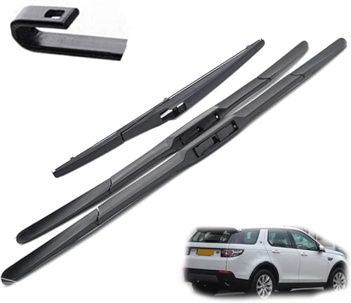 zhangttt Universal Naturkautschuk-Wischgummi für Frontscheibenwischer – Ersatzgummi für Land Rover Discovery Sport L550 2014-2019 26" 20" 12"-Modelle zhangttt Universal Naturkautschuk-Wischgummi für Frontscheibenwischer – Ersatzgummi für Land Rover Discovery Sport L550 2014-2019 26" 20" 12"-Modelle von zhangttt