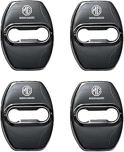 zhangxiaon 4er Set Edelstahl-Autotürschlossabdeckungen für MG MG5 Station Wagon (Estate) 2021 2022 Rostfreie Türschlösser Schutzabdeckung Auto Türverriegelungsabdeckung von zhangxiaon