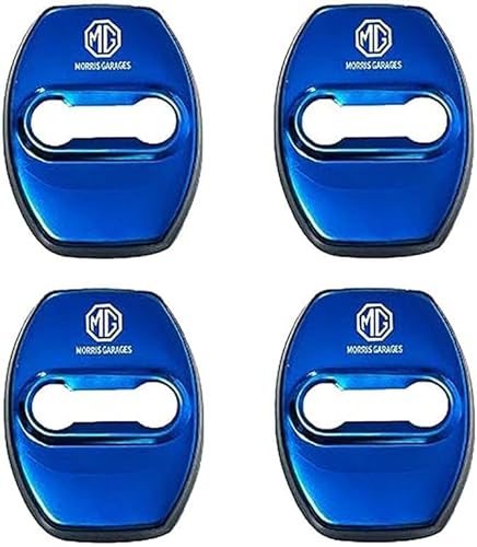 zhangxiaon 4er Set Edelstahl-Autotürschlossabdeckungen für MG MG5 Station Wagon (Estate) 2021 2022 Rostfreie Türschlösser Schutzabdeckung Auto Türverriegelungsabdeckung von zhangxiaon