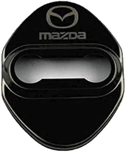 zhangxiaon 4er Set Edelstahl-Autotürschlossabdeckungen für Mazda 2 3 6 DJ BM BP GJ CX3 CX-5 CX5 CX 5 CX7 CX9 MX5 Rostfreie Türschlösser Schutzabdeckung Auto Türverriegelungsabdeckung von zhangxiaon