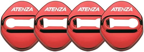 zhangxiaon 4er Set Edelstahl-Autotürschlossabdeckungen für Mazda ATENZA 3 6 5 Axela Rostfreie Türschlösser Schutzabdeckung Auto Türverriegelungsabdeckung von zhangxiaon