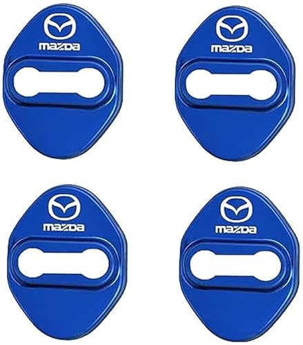 zhangxiaon 4er Set Edelstahl-Autotürschlossabdeckungen für Mazda CX-5 SUV 2021 2022 2023 Rostfreie Türschlösser Schutzabdeckung Auto Türverriegelungsabdeckung von zhangxiaon