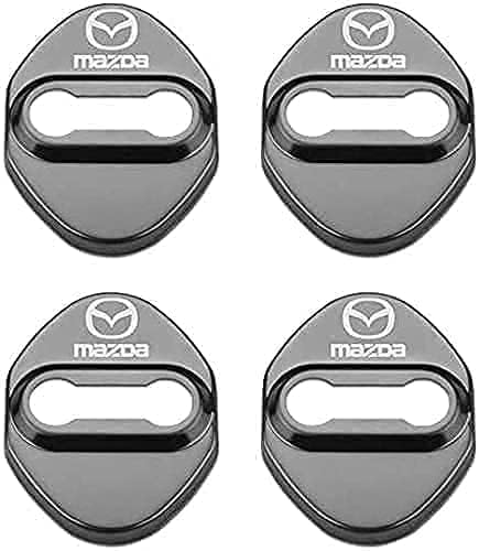 zhangxiaon 4er Set Edelstahl-Autotürschlossabdeckungen für Mazda Cx4 Cx5 Cx3 Atenza Axela 3 6 Rostfreie Türschlösser Schutzabdeckung Auto Türverriegelungsabdeckung von zhangxiaon