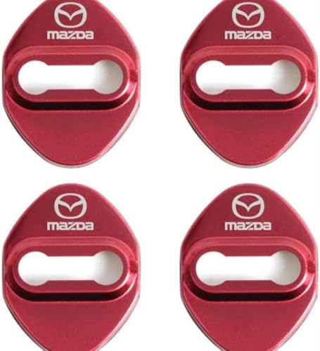 zhangxiaon 4er Set Edelstahl-Autotürschlossabdeckungen für Mazda M6 M3 M2 M5 Rostfreie Türschlösser Schutzabdeckung Auto Türverriegelungsabdeckung zhangxiaon 4er Set Edelstahl-Autotürschlossabdeckungen für Mazda M6 M3 M2 M5 Rostfreie Türschlösser Schutzabdeckung Auto Türverriegelungsabdeckung von zhangxiaon
