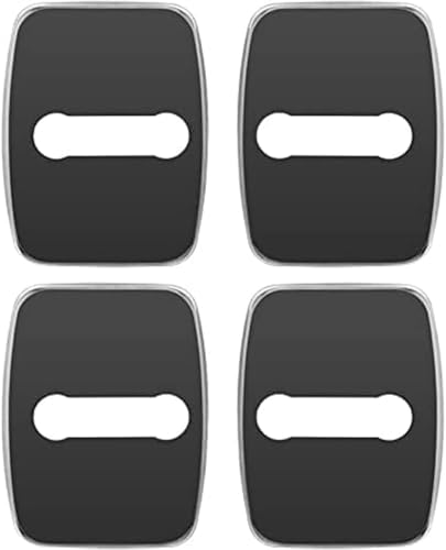 zhangxiaon 4er Set Edelstahl-Autotürschlossabdeckungen für Peugeot GTI Rostfreie Türschlösser Schutzabdeckung Auto Türverriegelungsabdeckung von zhangxiaon