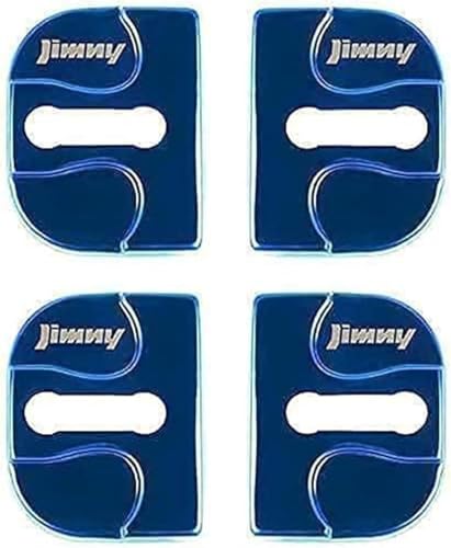 zhangxiaon 4er Set Edelstahl-Autotürschlossabdeckungen für Suzuki Jimny 2005-2023 Rostfreie Türschlösser Schutzabdeckung Auto Türverriegelungsabdeckung von zhangxiaon
