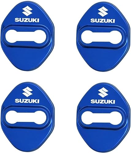 zhangxiaon 4er Set Edelstahl-Autotürschlossabdeckungen für Suzuki Swift VI 2017 Rostfreie Türschlösser Schutzabdeckung Auto Türverriegelungsabdeckung von zhangxiaon