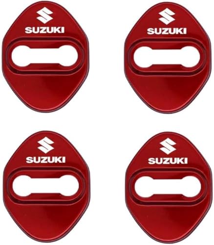 zhangxiaon 4er Set Edelstahl-Autotürschlossabdeckungen für Suzuki Xbee Rostfreie Türschlösser Schutzabdeckung Auto Türverriegelungsabdeckung von zhangxiaon