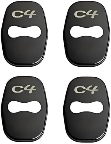 zhangxiaon 4er Set Edelstahl-Autotürschlossabdeckungen für Volvo C4 Rostfreie Türschlösser Schutzabdeckung Auto Türverriegelungsabdeckung zhangxiaon 4er Set Edelstahl-Autotürschlossabdeckungen für Volvo C4 Rostfreie Türschlösser Schutzabdeckung Auto Türverriegelungsabdeckung von zhangxiaon