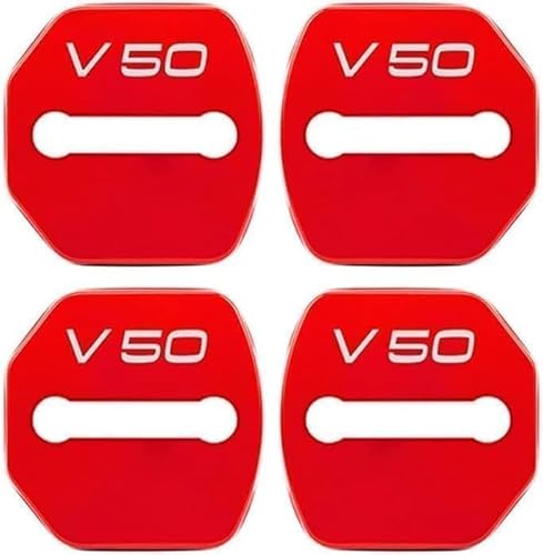zhangxiaon 4er Set Edelstahl-Autotürschlossabdeckungen für Volvo V50 Rostfreie Türschlösser Schutzabdeckung Auto Türverriegelungsabdeckung zhangxiaon 4er Set Edelstahl-Autotürschlossabdeckungen für Volvo V50 Rostfreie Türschlösser Schutzabdeckung Auto Türverriegelungsabdeckung von zhangxiaon