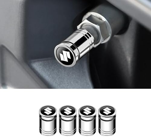 zhangxiaon Alu Reifenventilkappen Für Suzuki Liana 2001-2007 ER Korrosionsbeständig Auslaufsicher Autoventile Reifenstaubkappen von zhangxiaon