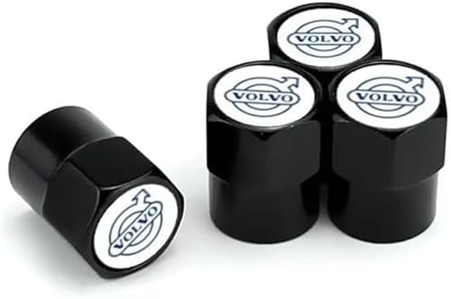 zhangxiaon Alu Reifenventilkappen Für Volvo EX30 2023 2024 Korrosionsbeständig Auslaufsicher Autoventile Reifenstaubkappen von zhangxiaon