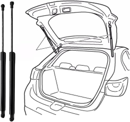 2 X Gasfeder Dämpfer Heckklappe für OPEL CALIBRA A Coupe (C89)1989-1997(OEM:871024209)-56.7cm, Auto Kofferraum HeckklappendäMpfer Stoßdämpfer Heckklappen Streben Gasdruckdämpfer von zhangxin