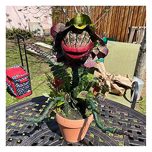 zhaoying Piranha Blumen-Replik Film Requisiten Hof Harz Ornamente, Little Shop of Horrors Halloween Dekoration zhaoying Piranha Blumen-Replik Film Requisiten Hof Harz Ornamente, Little Shop of Horrors Halloween Dekoration von zhaoying