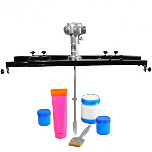 Pneumatischer Tankmischer IBC Mit Faltbaren Edelstahl Flügeln, Luftmischer Für Farben, Harze, Chemikalien, Lebensmittelindustrie, Geräuscharmer Rührer Mit Halterung(3cylinders) von zhenmaster