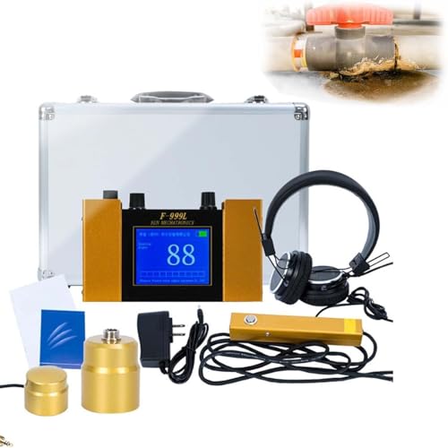 Professioneller unterirdischer Wasserlecksucher, Ultraschall-Leckerkennungssensor mit Headset, 4 Frequenzeinstellungsmodi, LCD-Display, genaues Klempner-Leckortungswerkzeug Professioneller unterirdischer Wasserlecksucher, Ultraschall-Leckerkennungssensor mit Headset, 4 Frequenzeinstellungsmodi, LCD-Display, genaues Klempner-Leckortungswerkzeug von zhenmaster
