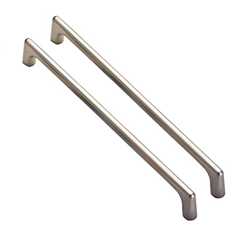 2 Stück Möbelgriffe Schrankgriffe Küchengriffe Griffe Möbel Schubladengriffe Griffe für Küchenschränke Schränke Möbelgriffe Schubladengriffe Gebürstetes Satin-Nickel (320mm) von zhijiaqian456