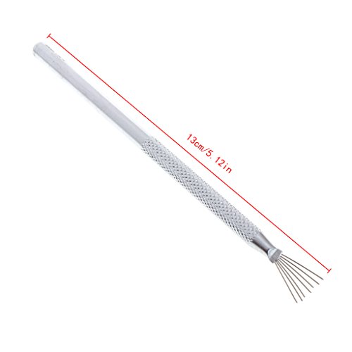 zhiwenCZW 7 pin Ton Skulptur Sack Nadel Stahldraht Pinsel Metall Modellierung DIY Werkzeuge von zhiwenCZW