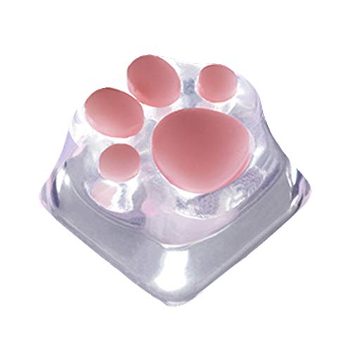 zhiwenCZW Persönlichkeit Transparentes Harz Kitty Paw Artisan -Cat Paws Pad Mechanische Tastatur KeyCaps für Cherry MX-Schalter zhiwenCZW Persönlichkeit Transparentes Harz Kitty Paw Artisan -Cat Paws Pad Mechanische Tastatur KeyCaps für Cherry MX-Schalter von zhiwenCZW