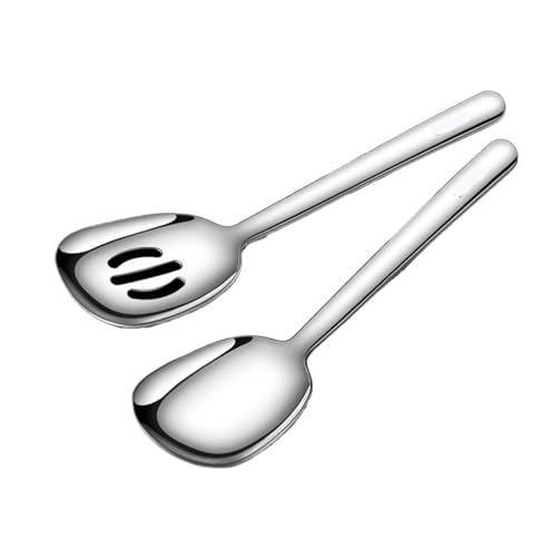 Löffel, 2-teiliges Set aus Haushalts-Bestecklöffel Edelstahl, Löffel for Hotelrestaurants von zhongqunli