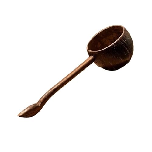 Löffel, Kokosnussschalenlöffel, Holzlöffel mit langem Griff, Gießlöffel, kreativer Löffel von zhongqunli