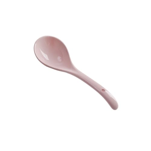 Löffel, Suppenkelle, Haushaltslöffel und Löffel aus Keramik(Pink) von zhongqunli