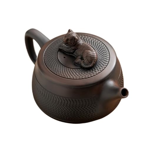 Teekanne, Handgemachte Teekanne aus violettem Ton mit Filter for Aufbrühen zu Hause von zhongqunli