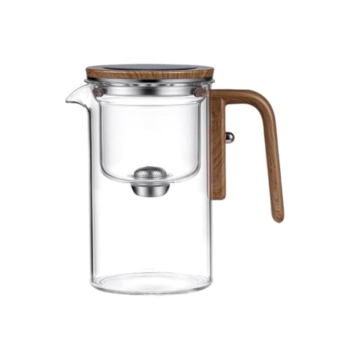Teekanne, Hitzebeständiger Teekessel aus Glas – Transparenter Wasserkocher for Zuhause und das Büro von zhongqunli