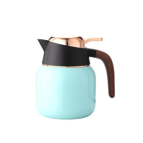 Teekanne, Wasserkocher mit Keramik-Innenschale for Glühtee, for Zuhause und das Büro, sicheres und stilvolles Aufbrühen(Blue) von zhongqunli