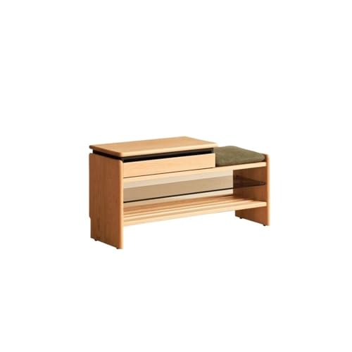 zhongqunli Eingangsbank, Schuhregalbank mit Schublade, Massivholz-Eingangsbank, stabile Schuhaufbewahrungsbank mit Sitzgelegenheit, Foyerbank, Schuhregalbank for Flur, Wohnzimmer zhongqunli Eingangsbank, Schuhregalbank mit Schublade, Massivholz-Eingangsbank, stabile Schuhaufbewahrungsbank mit Sitzgelegenheit, Foyerbank, Schuhregalbank for Flur, Wohnzimmer von zhongqunli