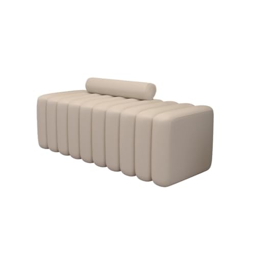 zhongqunli Eingangsbank, Schuhwechselhocker for den Eingangsbereich, Langer Sofahocker for das Wohnzimmer(Beige,150cm) von zhongqunli