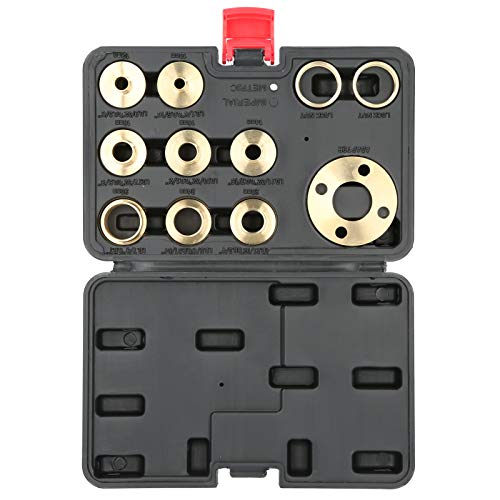 Router Guide Kit, 11-teiliges/Set Messing Template Router Guides Kit mit Kontermutter Adapter Router Zubehör Router Guide Kit, 11-teiliges/Set Messing Template Router Guides Kit mit Kontermutter Adapter Router Zubehör von zhuolong