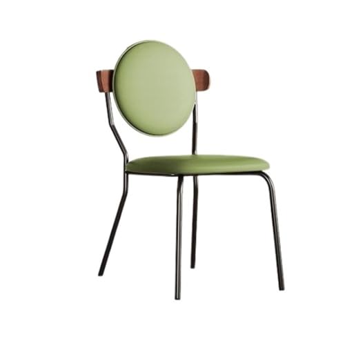 zhuyanbo007 Esszimmerstuhl Mid-Century Modern Esszimmerstühle mit Metallbeinen und gepolsterter Sitzfläche Für Esstische, Schreibtische und Kommoden(Green) von zhuyanbo007