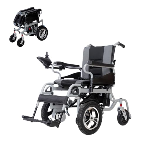 zhyunvd Elektrischer Rollstuhl,Leicht Rollstuhl Elektrisch Faltbar Elektrorollstuhl Elektrische Rollstühle Für Erwachsene,Faltbar Mit Herausnehmbare 10AH Lithium Batterie Und 250W Doppelmotoren 30a von zhyunvd