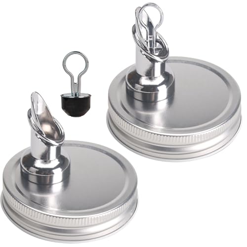 ziHenryDa Mason Jar Pour Spouts, Free Flow Mason Jar Pour Spouts, for spout Mason Jar Wide Mouth 86mm Dispenser Keimabdeckung Geeignet für jede Flüssigkeit, Gläser nicht im Lieferumfang enthalten (2 ziHenryDa Mason Jar Pour Spouts, Free Flow Mason Jar Pour Spouts, for spout Mason Jar Wide Mouth 86mm Dispenser Keimabdeckung Geeignet für jede Flüssigkeit, Gläser nicht im Lieferumfang enthalten (2 von ziHenryDa