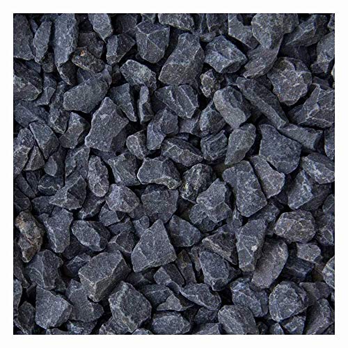 zierkiesundsplitt Basalt Ziersplitt 1000kg Big Bag 2-5mm, 5-8mm, 8-11mm, 8-16mm, 16-32mm (8-11mm) von zierkiesundsplitt