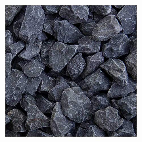 zierkiesundsplitt Basalt Ziersplitt 1500kg Big Bag 2-5mm, 5-8mm, 8-11mm, 8-16mm, 16-32mm (16-32mm) von zierkiesundsplitt