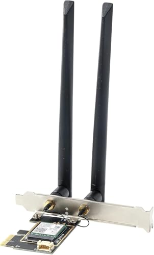 ZimaBoard PCIe-WiFi-Karte, WiFi 6E Karte M.2 NGFF Mini-Desktop-Kit-Adapter, Neueste 6GHz BT5.2 Wireless 802.11ax 5400Mbps 2.4GHz 5GHz Unterstützung OFDMA MU-MIMO AX210NGW Gigabit-Netzwerkkarte ZimaBoard PCIe-WiFi-Karte, WiFi 6E Karte M.2 NGFF Mini-Desktop-Kit-Adapter, Neueste 6GHz BT5.2 Wireless 802.11ax 5400Mbps 2.4GHz 5GHz Unterstützung OFDMA MU-MIMO AX210NGW Gigabit-Netzwerkkarte von zimaboard