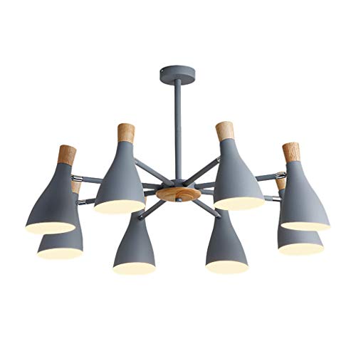 zishuo shop Wandlampen, Leuchten Für Wohnzimmer Licht Nordischer Stilaron Kronleuchter Wohnzimmer Kronleuchter Schlafzimmer Arbeitszimmer Restaurant Atmosphäre Massivholz Led Kreative Einfache Deckenl von zishuo shop