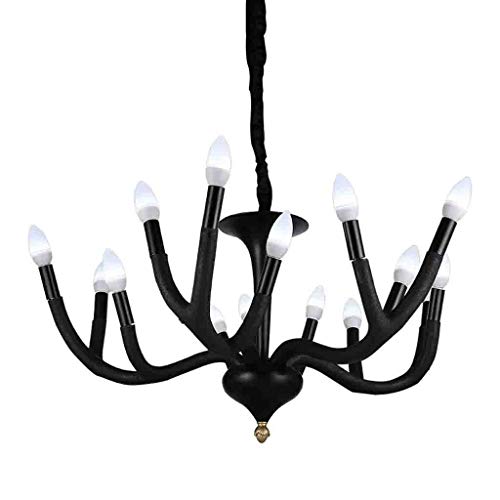 zishuo shop Wandlampen, Leuchten Für Wohnzimmer Lichtndelleuchten Amerikanische Retro-Stil Schmiedeeisenpen Hotel Schlafzimmer Arbeitszimmer Wohnzimmer Acryl Kronleuchter von zishuo shop