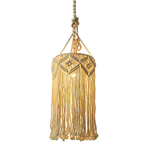 zishuo shop Wandlampen,-Stil Kreativität Kronleuchter Romantische Baumwollseil Makrameendelleuchte Wohnzimmer Esszimmer Hochzeit Hängeleuchte Handgefertigter Gestrickterpenschirm E27 1-Licht/a/a zishuo shop Wandlampen,-Stil Kreativität Kronleuchter Romantische Baumwollseil Makrameendelleuchte Wohnzimmer Esszimmer Hochzeit Hängeleuchte Handgefertigter Gestrickterpenschirm E27 1-Licht/a/a von zishuo shop
