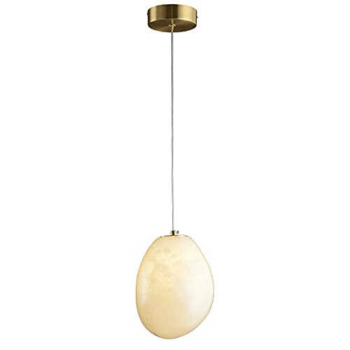 zishuo shop Wandleuchten, Einzelkopf-Innenleuchter H65 Kupfer-Marmor-Pendelleuchten Moderned Einfache Hängelampen-Befestiguled G9 Lichtquelle Droplight Schlafzimmer Nachttischbeleuchtudroplight von zishuo shop