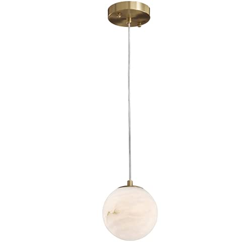 zishuo shop Wandleuchten, H65 Vollkupfer-Kronleuchter Marmor-Pendelleuchtenrsönlichkeit Kunst Hängelampen Leuchte Led G9 Lichtquelle Droplight Schlafzimmer Nachttischbeleuchtudroplight von zishuo shop